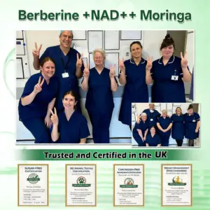 𝐌𝐑𝐄𝐕𝐁𝑺𝑰𝑵® Moringa Berberine × NAD+ 10-in-1 Advanced Nano Microneedle Patch