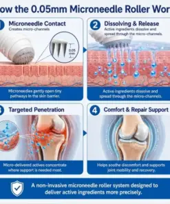 M𝐑𝐄𝐕𝐁𝑺𝑰𝑵® 0.05mm Microneedle Bone & Joint Recovery Roller